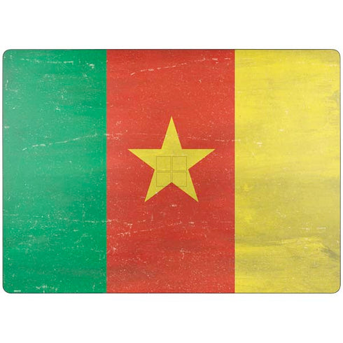 Cameroon Flag Distressed Surface Laptop 7 15in Skin